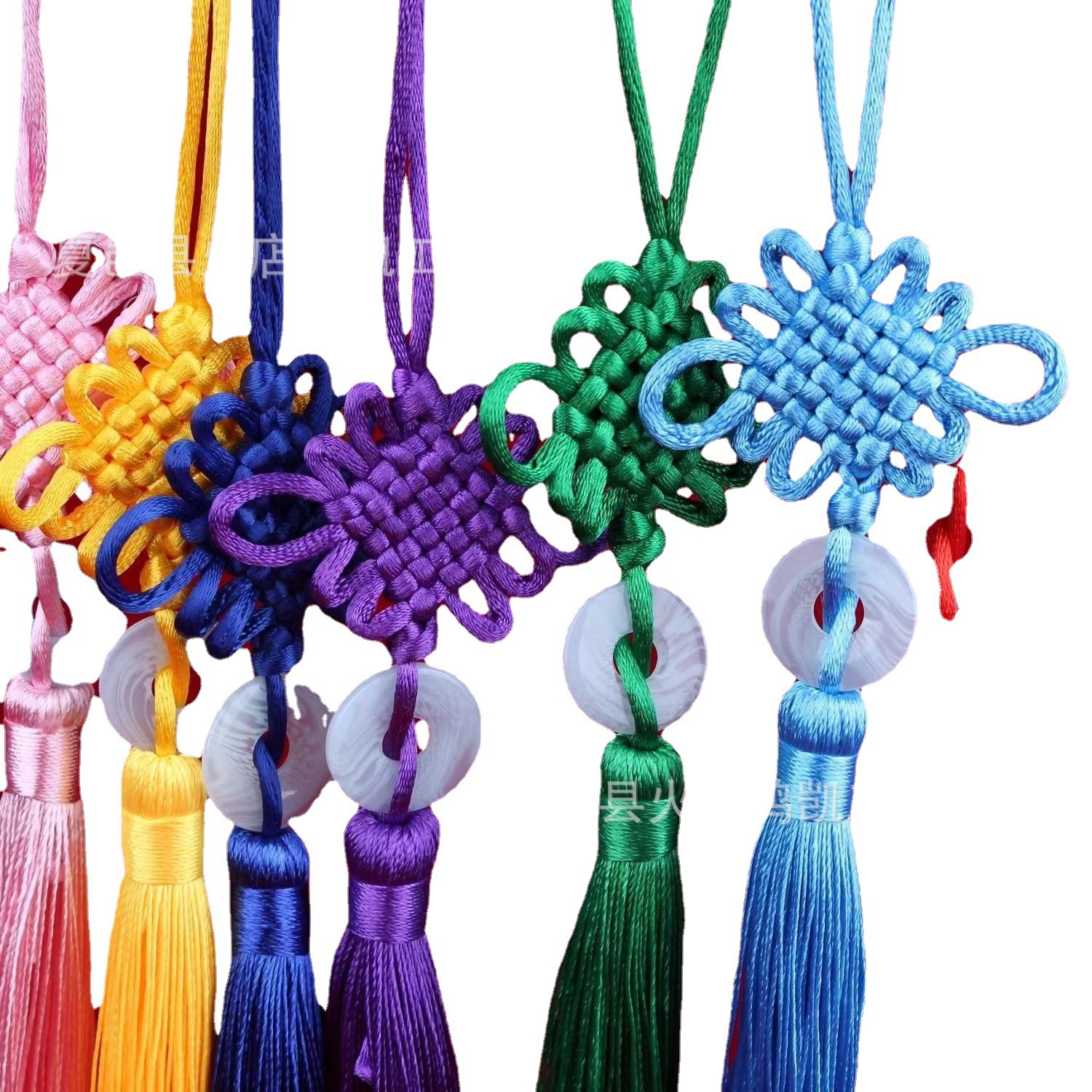 Chinese Knot Tassel Spike Plastic Jade Handmade Special Gift Gift Box Pendant Safe Buckle Chinese Knot Pendant