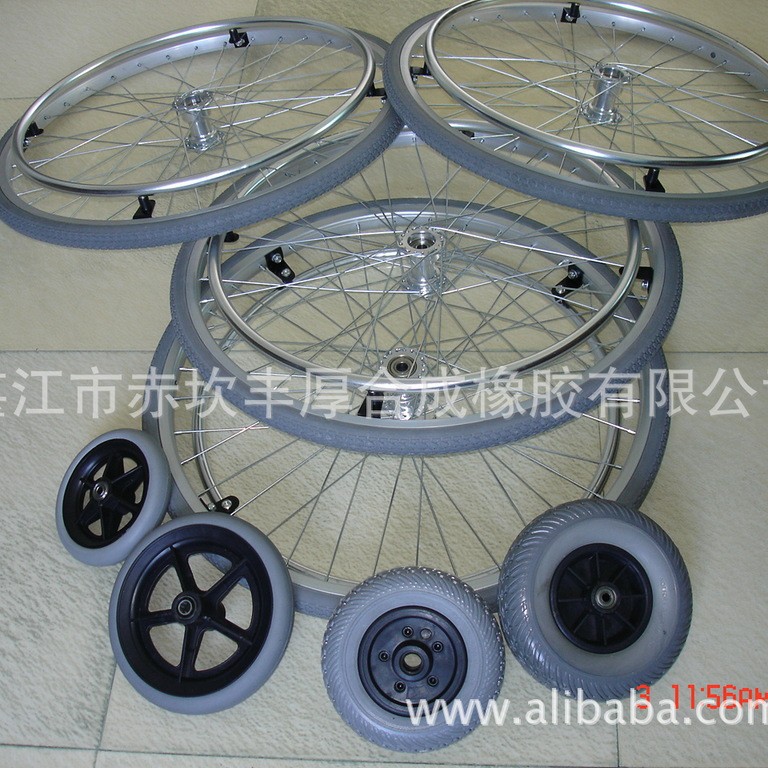 Передняя и задняя шина для инвалидной коляски PU 6 дюймов 8 дюймов 22 дюйма 24 дюйма