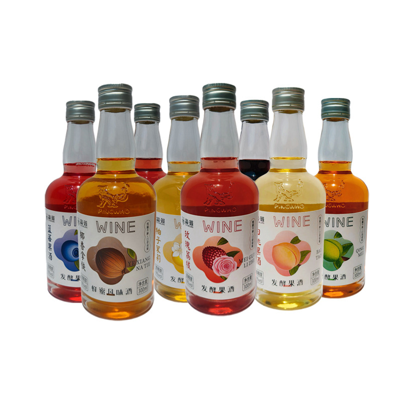 Customized Fruit Wine, Grapefruit, Slightly Tipsy Sweet Wine, Women's Low-Alcohol Wine, Green Plum, Blueberry, Fruity Wine, Oem Small Bottle Wine, Sample