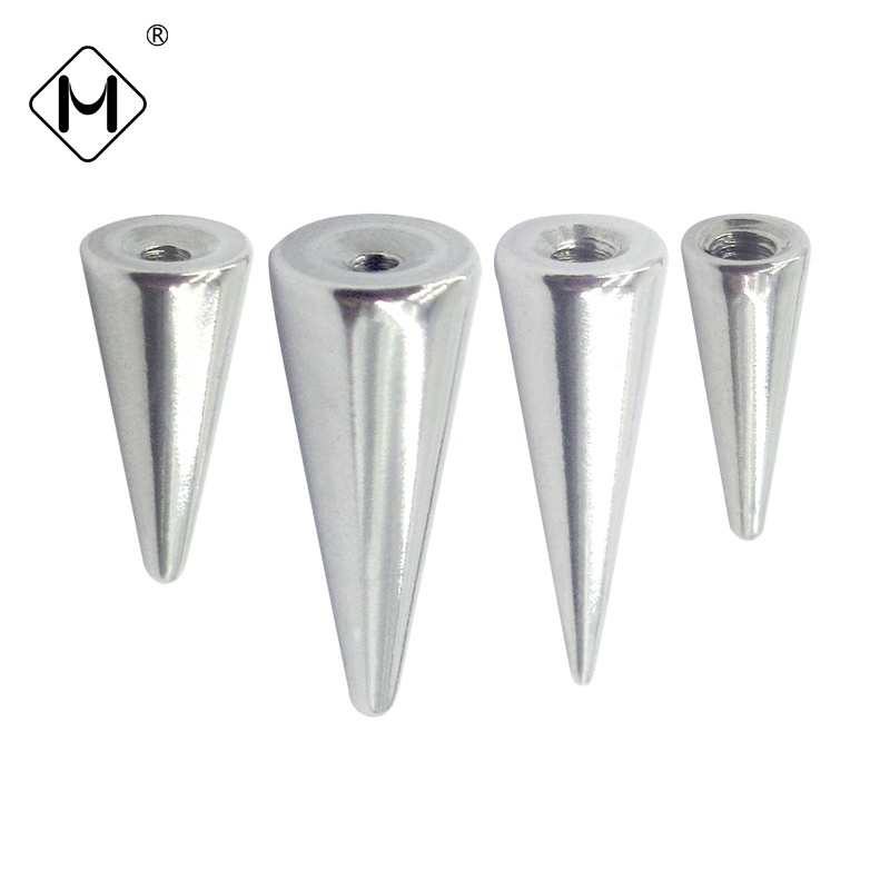 Meishier Stainless Steel Inner Tooth Tip Piercing Jewelry Accessories Inner Thread Tip Tapered Devil Tip Eyebrow Nail Lip Nail Accessories