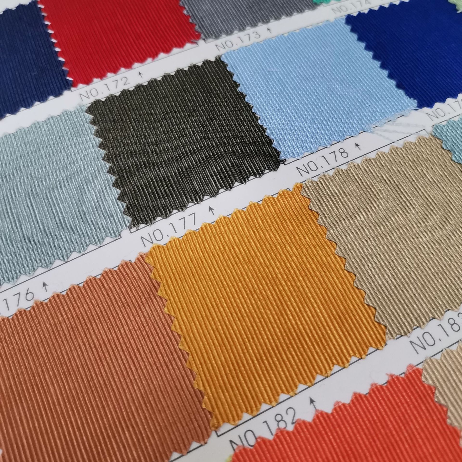 In stock supply rayon 5-strand 6-strand Shandong silk wool GE cloth double-strand silk horizontal pattern polyester fabric shoe material decorative fabric