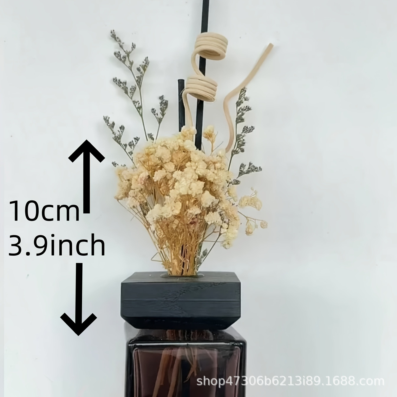 [Retro Air-Dried Flower Material] Short Branch Real Plant Specimen Photo Frame DIY Floral Handmade Hydrangea European Style Leaves