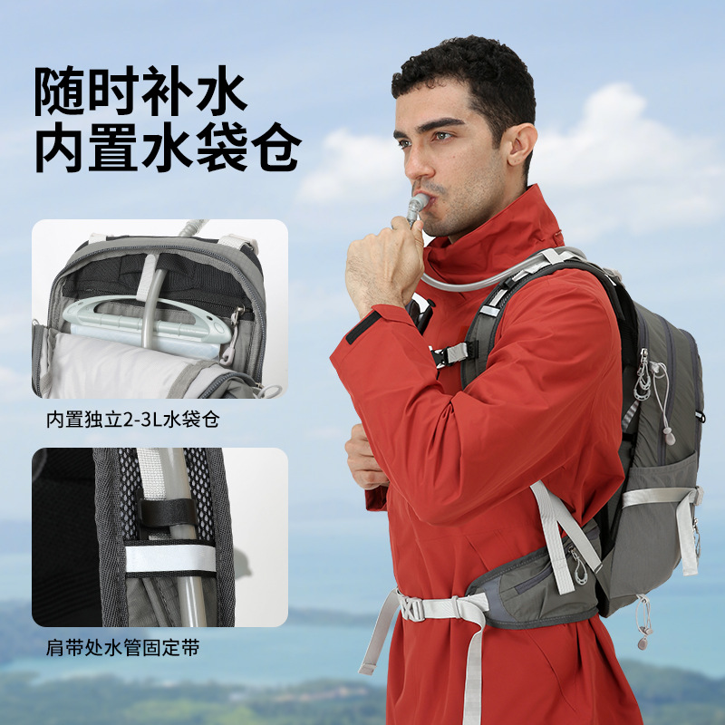 inoxto brand factory direct outdoor cycling mountaineering backpack leisure men's and women's travel camping travel bag