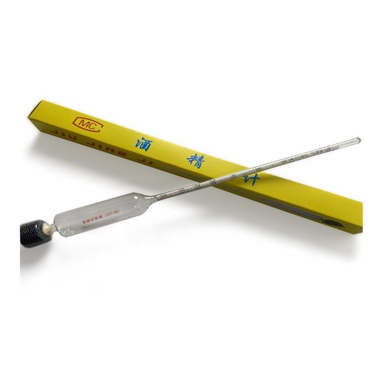 Factory supply glass alcohol meter single alcohol concentration meter liquor alcohol meter high precision concentration meter