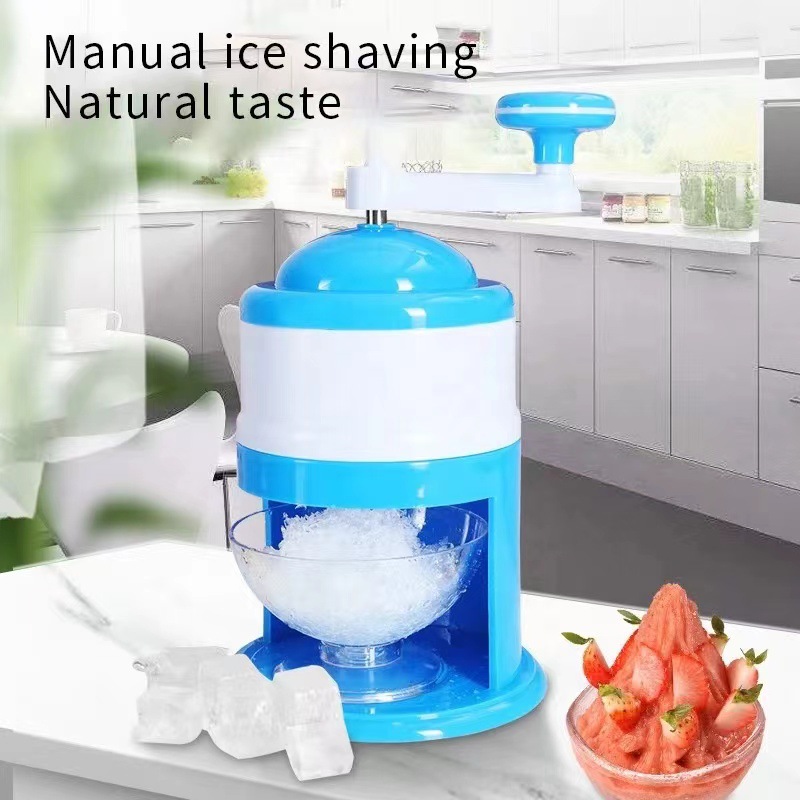New mini hand ice crusher home ice shaving machine hand ice crusher DIY mini soft ice grinder