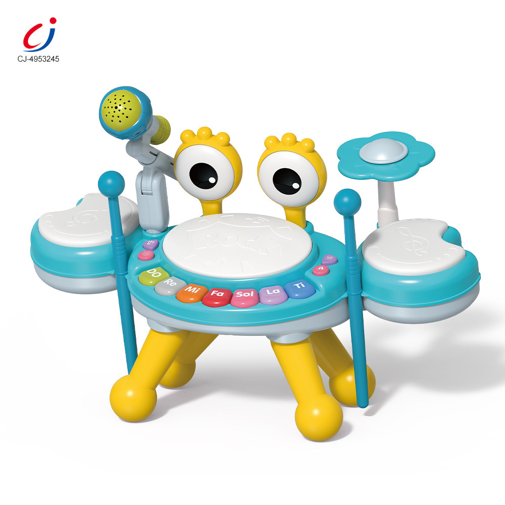 Amazon's Hot New Product Early Education Digital Jazz Drum Piano Music Toy 2-Color Mixed Family Interaction