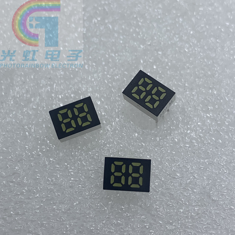 Two-digit led digital tube 0.25-inch 2-digit bright blue digital tube double-row two-digit digital display screen