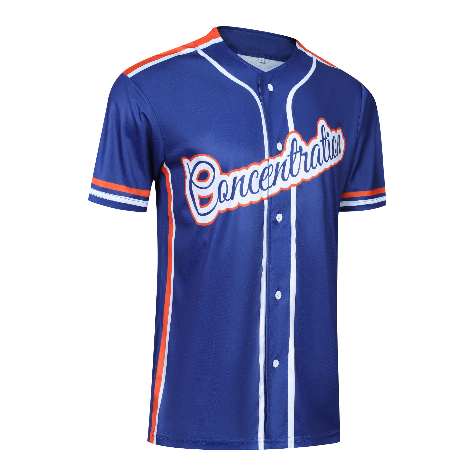 Short-Sleeved Baseball Uniform Shirt with Custom Logo Men's Sports Suit Softball Uniform with Custom Embroider Digital Printed Polyester Cardigan