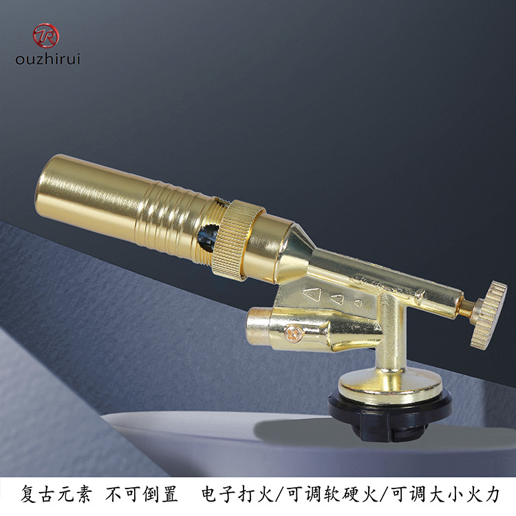 Пламегаситель с возможностью переворота, распылитель с электронным поджигом, кассетный газовый паяльник для запекания свиного волоса, патентованный дизайн 8810