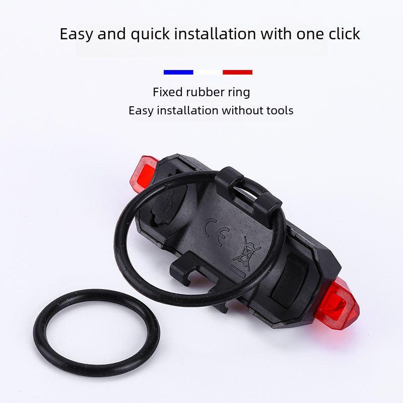 usb rechargeable bicycle warning tail light bicycle tail light outdoor riding LED bright bicycle light