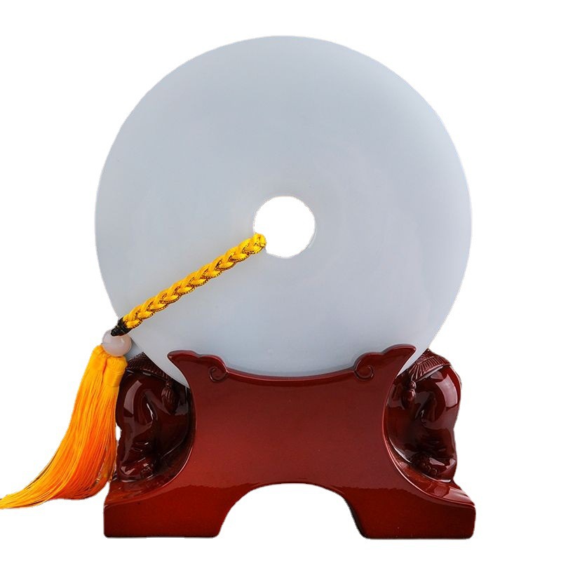 Free Shipping Jade Buckle Auspicious Ornaments Home and Everything Xing Home Living Room Entrance Wine Cabinet Decoration Housewarming Gift