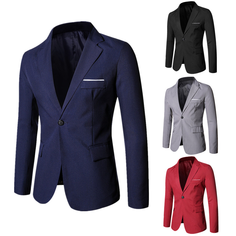 Autumn New 2018 Men's Casual Suit Slim Fit Small Suit Jacket Korean Style Trendy Men's Casual Tops