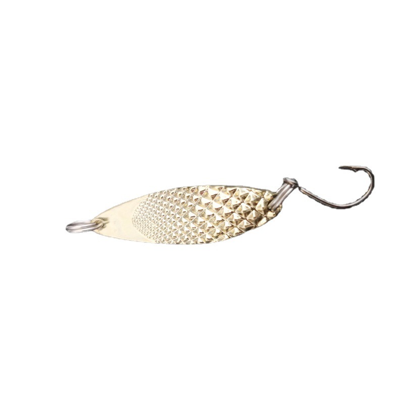 Ordinary spiny barbed Luya single hook big eye horse mouth hook tube with hole sequin line set fish hook micro hook