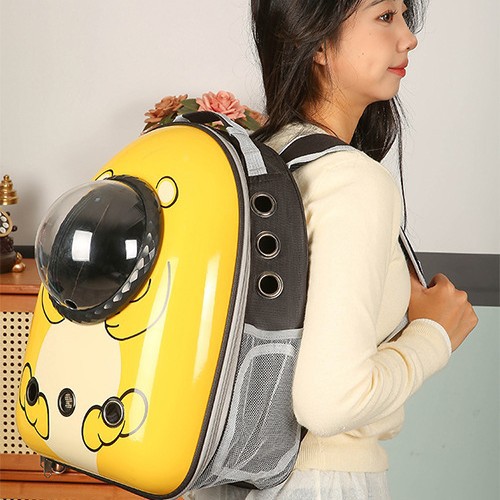 Portable Space Bag Transparent Cat Bag Outgoing Backpack Space Capsule Pet Large Capacity Cat Backpack Cat Outgoing Bag