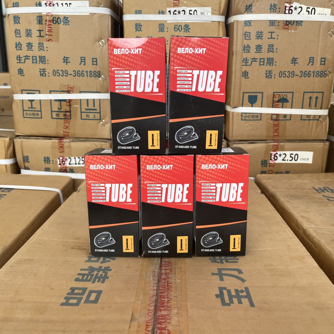 Оптовая продажа оригинальной внутренней камеры для велосипеда в коробке, 12-26 дюймов, утолщенная шина, детский велосипед, красивая внутренняя лента