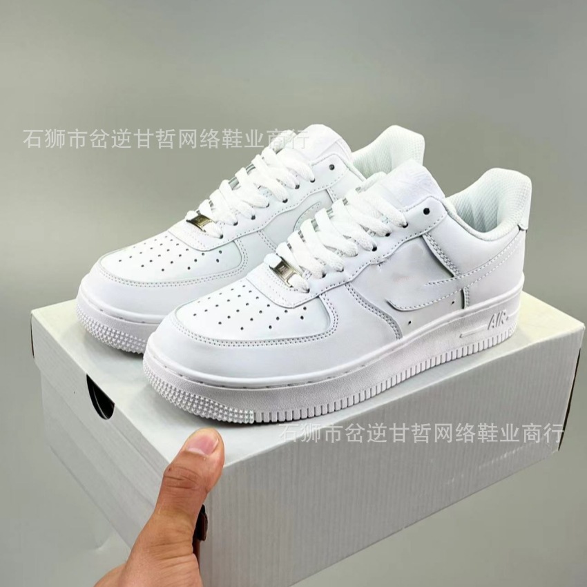 Yutian Af1 Air Cushion Air Force One Pure White Wheat Pure Black Head Layer Skin Cross-Border Dropshipping Classic