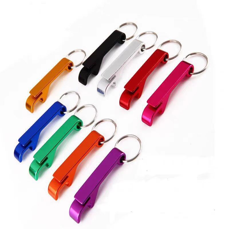 Mini Durable Beverage Beer Opener Aluminum Alloy Bottle Opener Keychain Annual Meeting Holiday Gift Can Opener