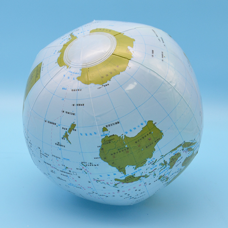 Inflatable Filled Globe J34006 Primary School Science Junior High School Geography Experimental Equipment Middle School Teaching Instrument