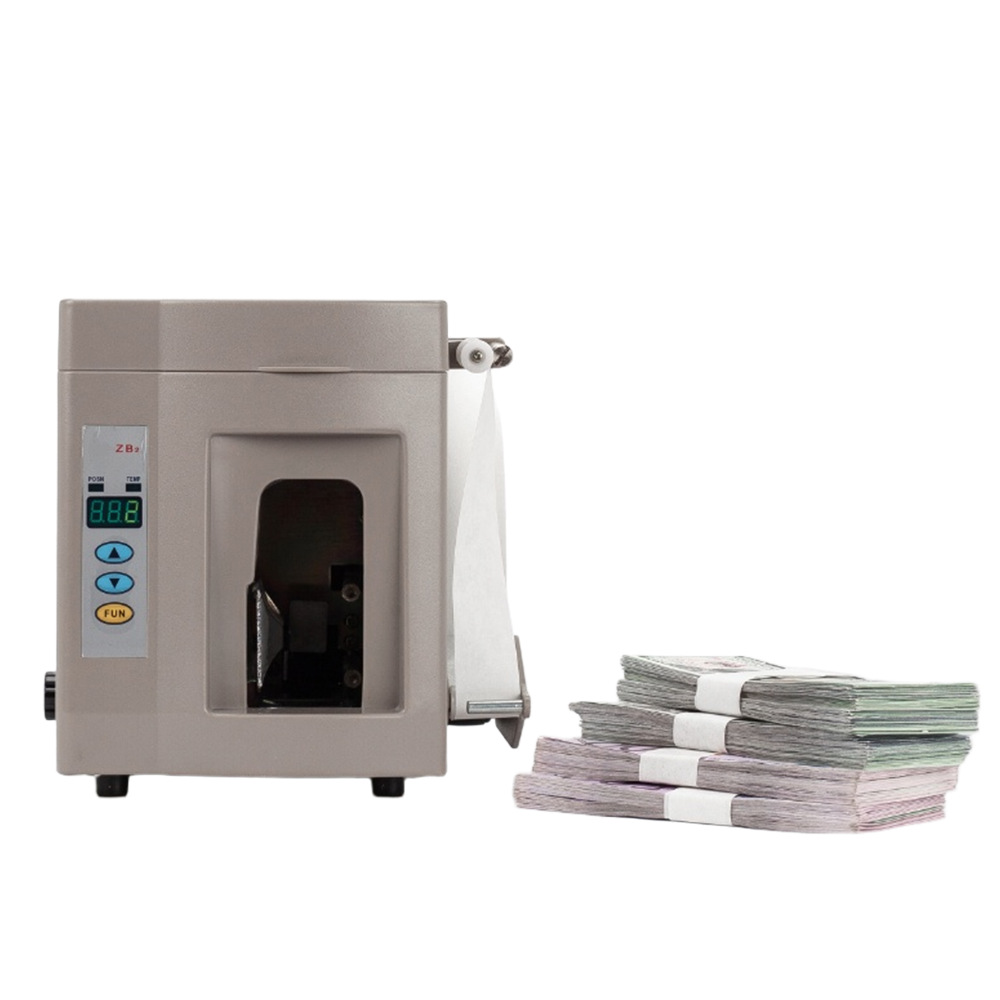 Bank-Specific Bundling Machine, Automatic Money Bundling Machine, Electric Bundling Machine, Supports Multi-National Currency and Financial Intelligence