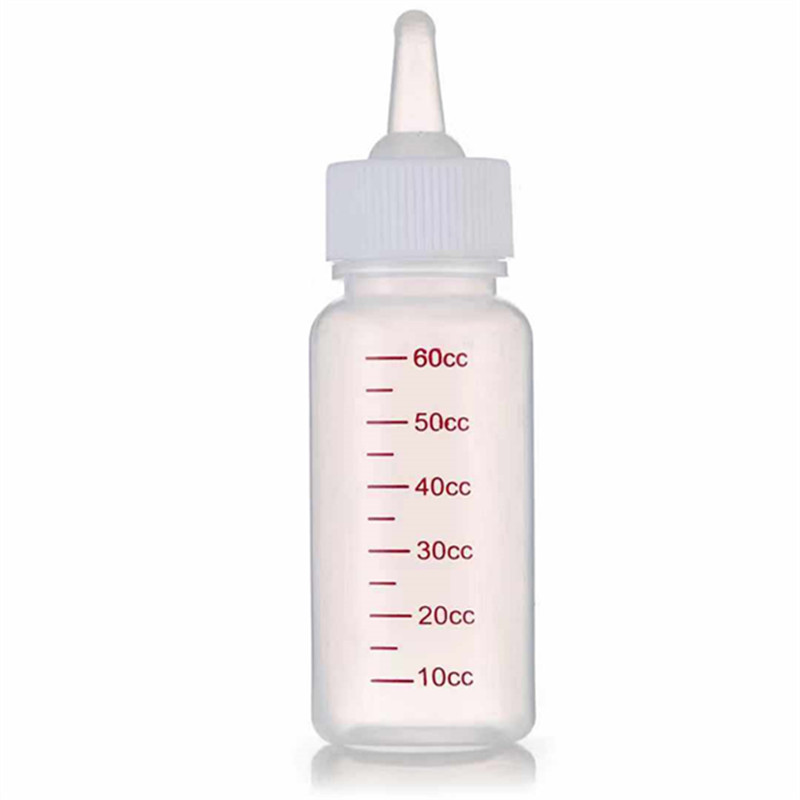 Pet Bottle 60 ml Pet Silicone Bottle Cat Dog Bottle small size Nipple Pet Products Wholesale