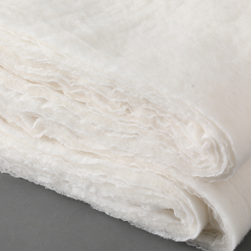 Alpaca wool cotton double-sided composite lining in stock 120g 150g soft high-grade cotton-padded jacket special washable