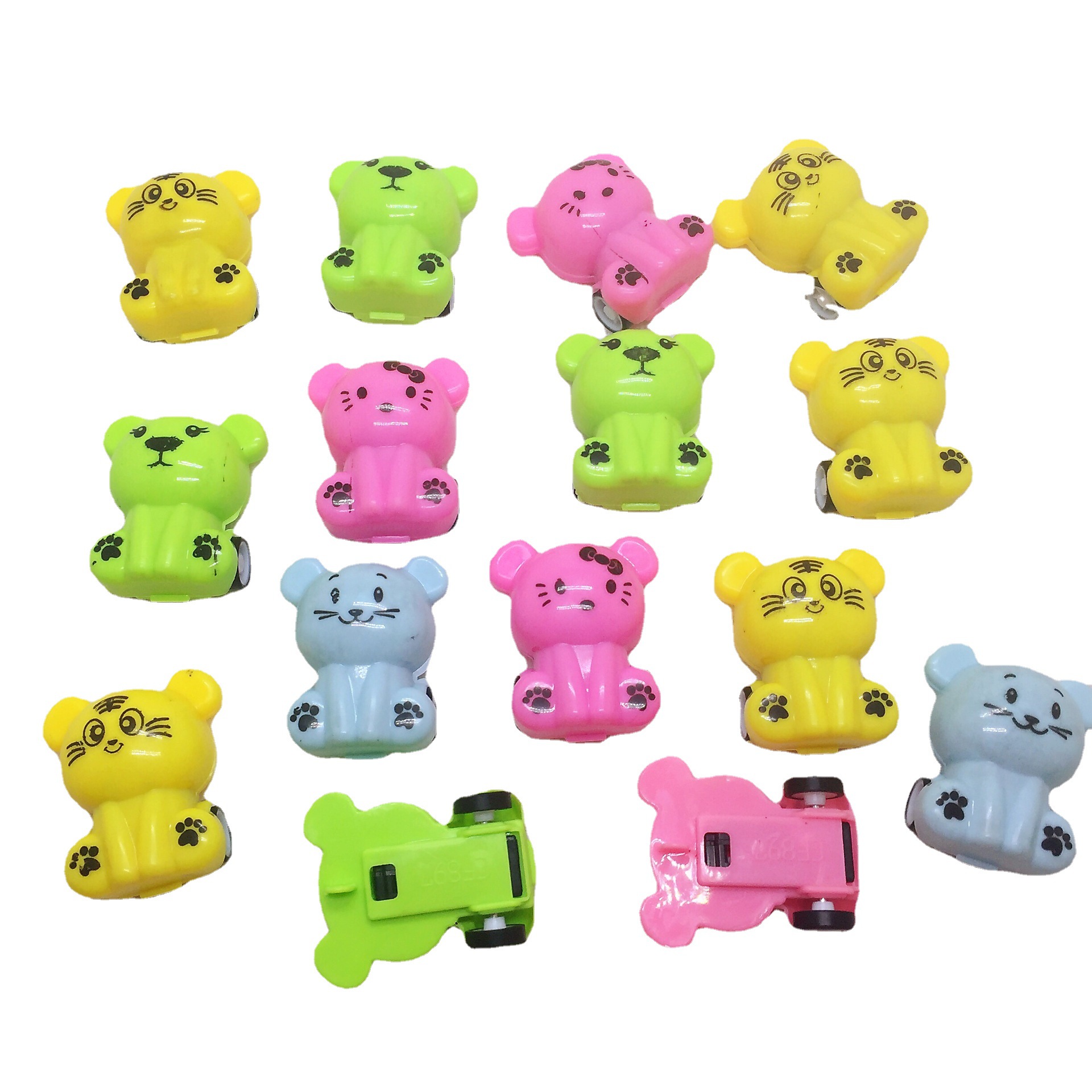 Детские игрушки мультяшный тигр машина с возвратом котенок игрушки с возвратом конфетные игрушки трансграничные игрушки