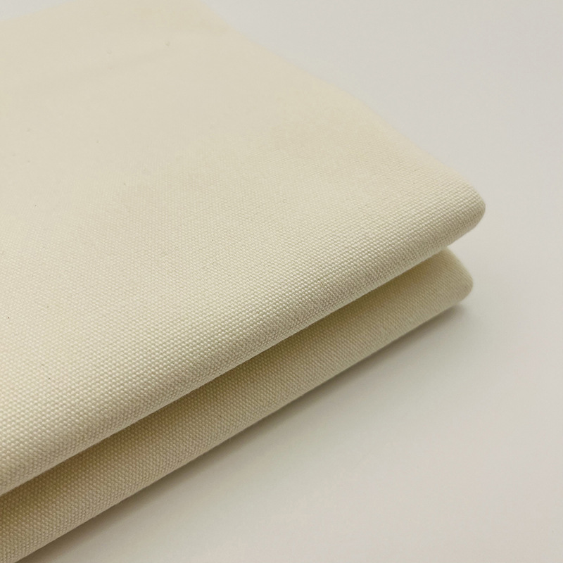 Wholesale 4-16 Polyester-Cotton Canvas Fabric Plain Canvas Bags Outdoor Canvas Fabric Printed Polyester-Cotton White Plain Cloth