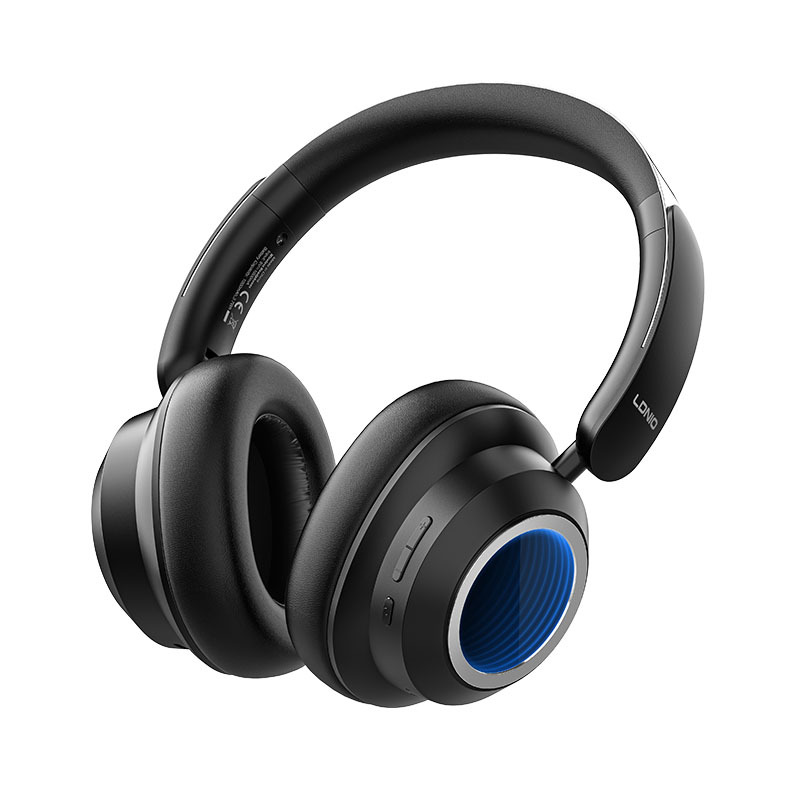 Ldnio's New Wireless Head-Mounted Bluetooth Headset Stereo Surround Sound Anc Active Noise Reduction Ultra-Long Battery Life Headset