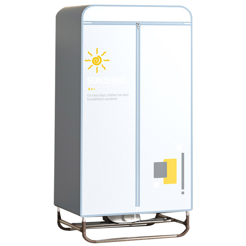 Oaks Dryer 1.7 m Household Dryer Foldable light gray 1500w Dormitory Small Baking Clothes