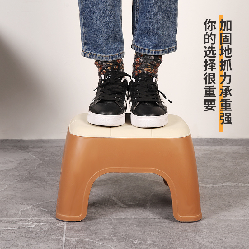 Leisure stool household hand washing climbing small stool multifunctional shoe changing stool small bench manufacturers