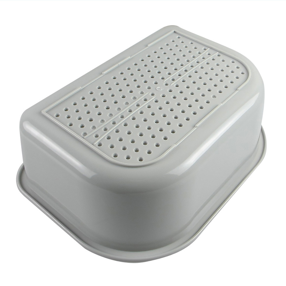 Tianli Kitchen Sink Drip Basket Dish Rack Plastic Drain Basket Hanging Vegetable Basket Drain Rack QD018