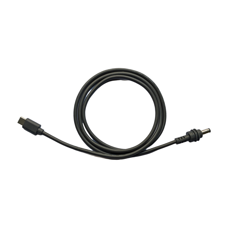 Dc to Type-C Connector Gray Cable Wholesale Cross-Border Minipdtypec Cable Factory Supply Pd Fast Charging