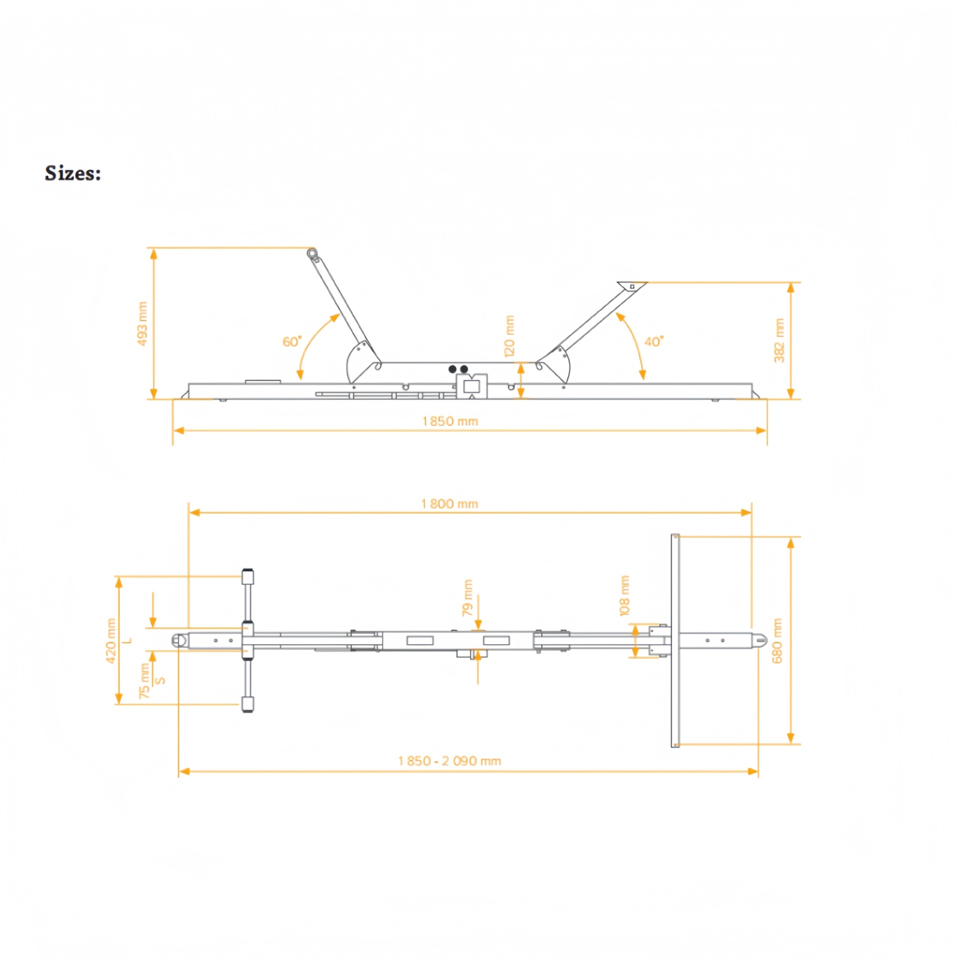 Jiechang Smart Bed Frame Fully Automatic Adjustable Smart Rv Lift Bed Household Small Volume Multi-Function Electric Bed