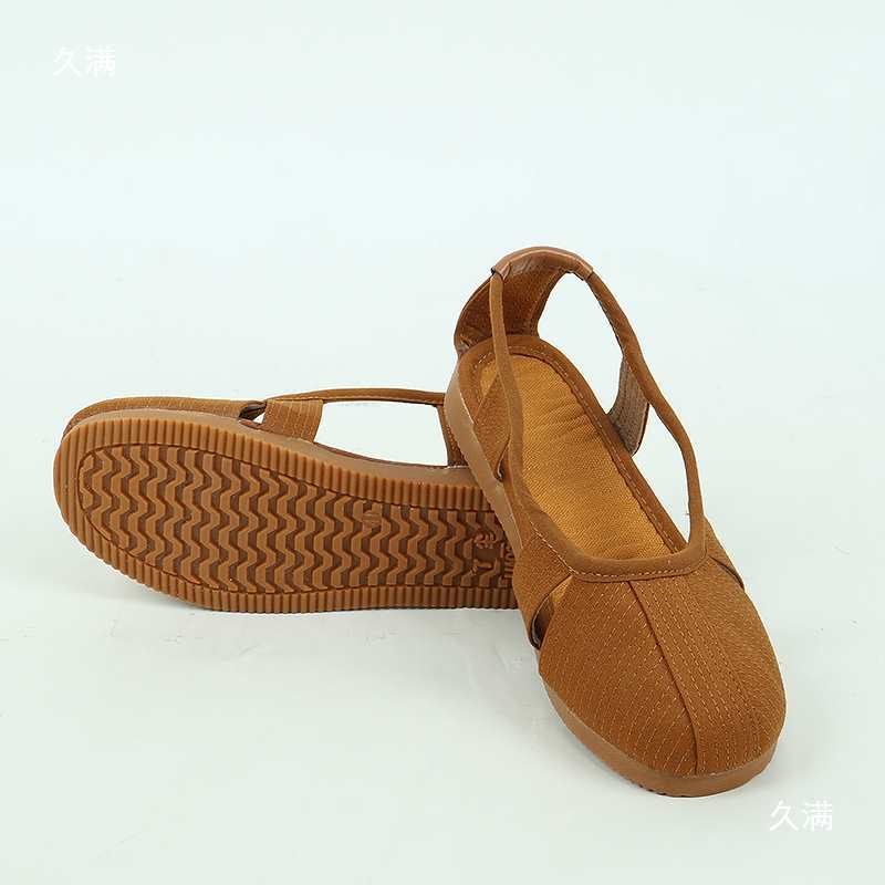 Monk Shoes, Single Shoes, Arhat Shoes, Men's and Women's Bhikshuni Summer Breathable Soft Sole Anti-Slip and Anti-Odor Yingge Shoes