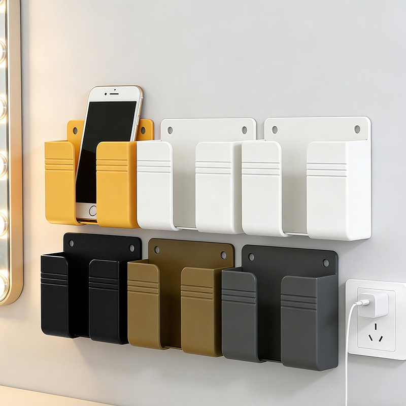 Настенная подставка для зарядки мобильного телефона наклейка для пульта дистанционного управления без сверления