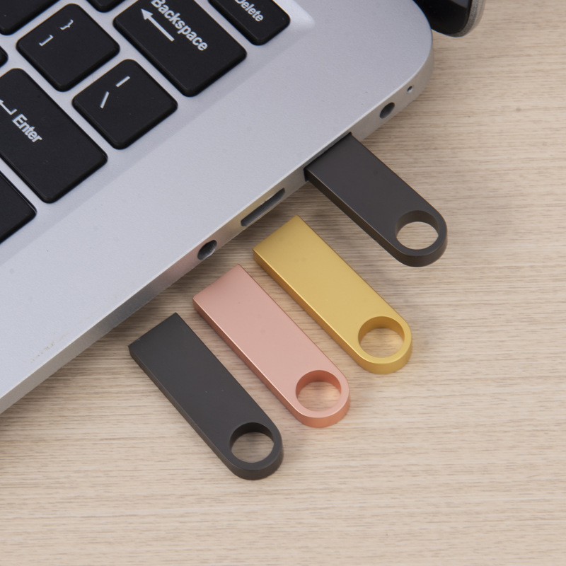 Metal USB Flash Drive Custom Advertising Logo Engraving 32g Creative Exhibition Business Promotion Gift 16g Wholesale USB Flash Drive 64g