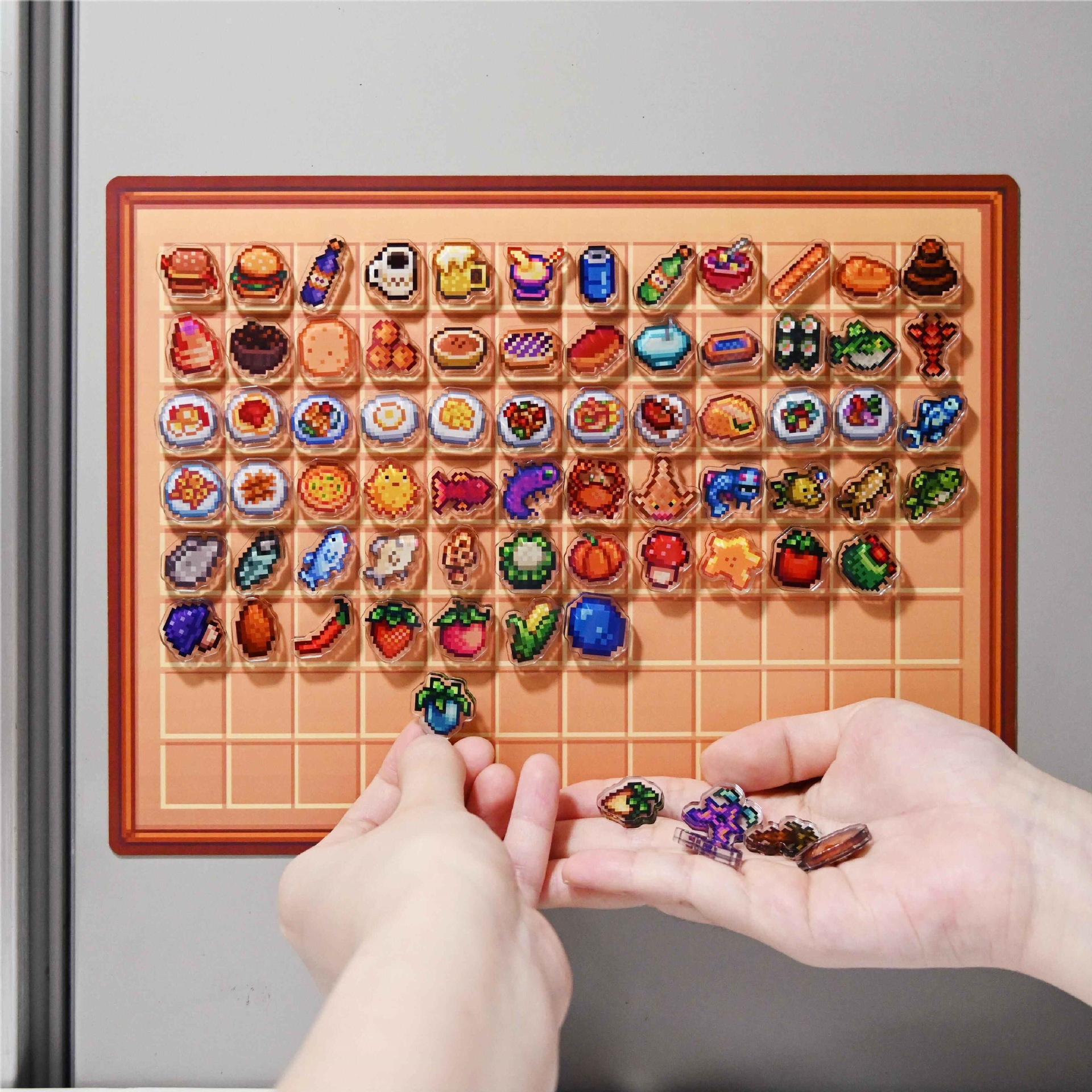 Мини акриловый магнит для холодильника Stardew Valley, миниатюра Switch, коллекция предметов Cdk Steam