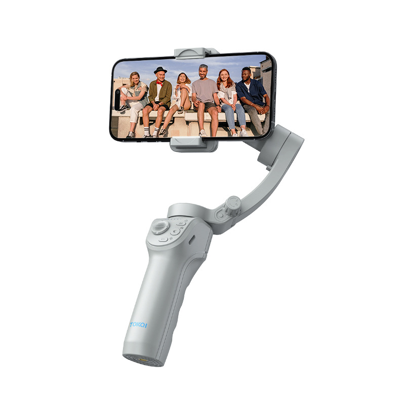 Cyke Mobile Phone Stabilizer Three-Axis Ai Face Tracking Gimbal Tracking Device M01 Live Streaming Stand Desktop Ncc