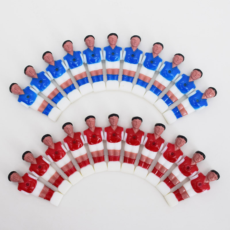Foosball Table Accessories Miniature Player Figurines Tabletop Soccer Table Indoor