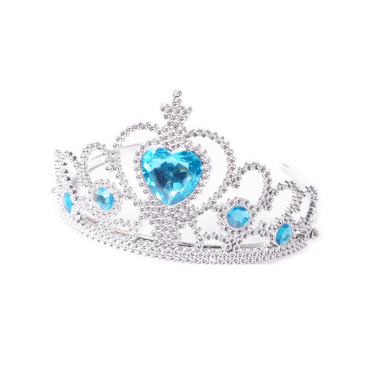 Plastic Love Crown Headband Children's Festival Birthday Party Hair Accessories Princess Headband Dress up Factory Straight Hair