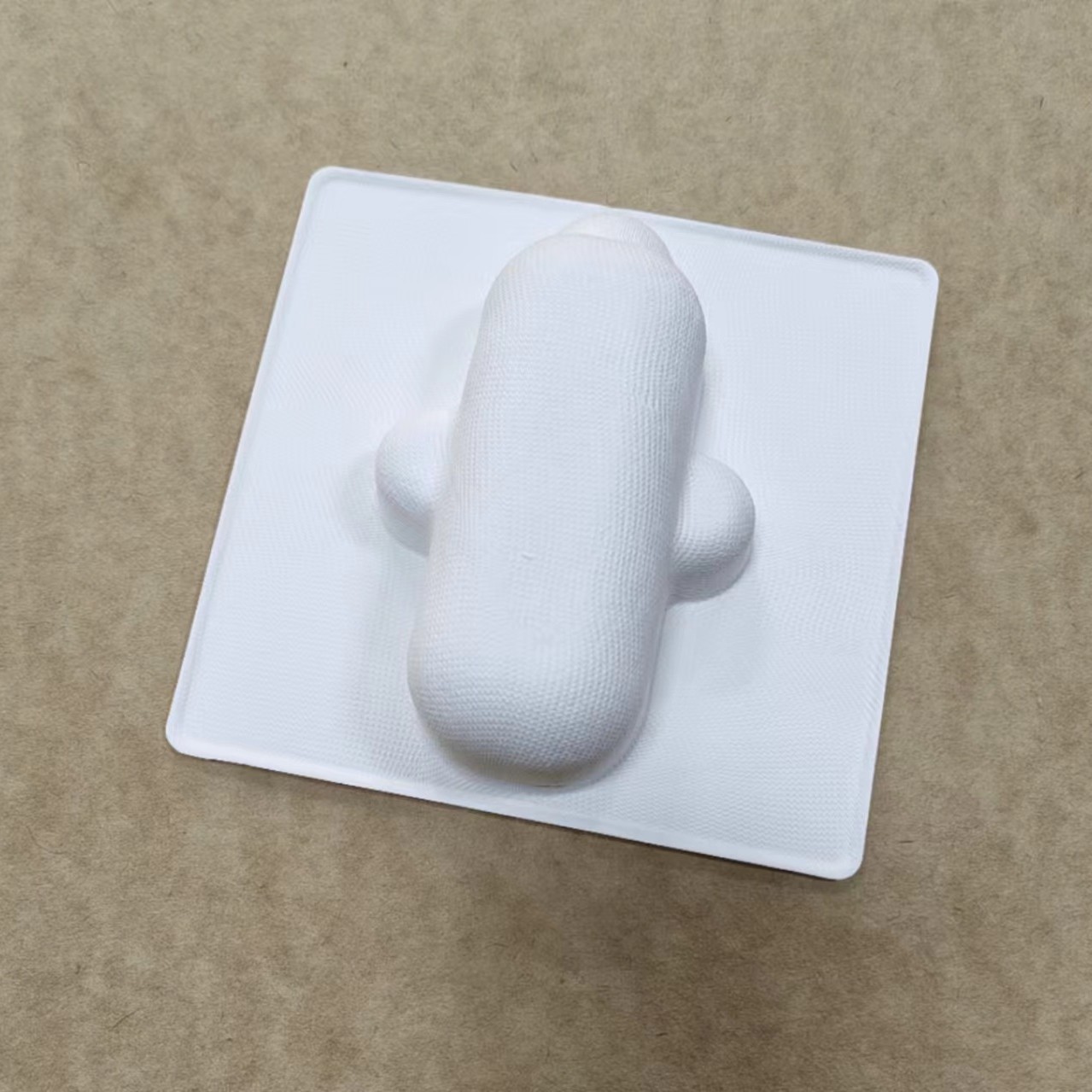 Paper Pulp Molding Environmentally Friendly Degradable Material Anti-Fall and Shock-Proof White Pulp Wet-Pressed Breast Pump Switch Paper Plastic Paper Inner Tray