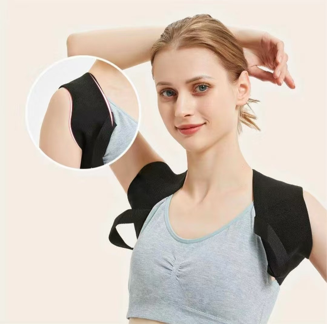 New Shoulder-Opening Training Belt, Beautiful Back Correction Belt, Men's Professional Fitness and Sports Universal Artifact, Spring and Summer Shoulder Pads
