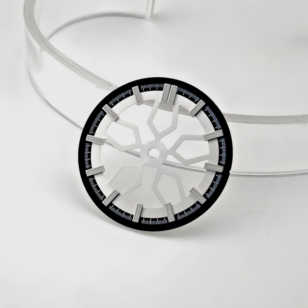 Nh35 Dial DIY Cut Out Mechanical Watch Surface Modification Nh70/Nh38 with Watch Accessories Size 28.5mm