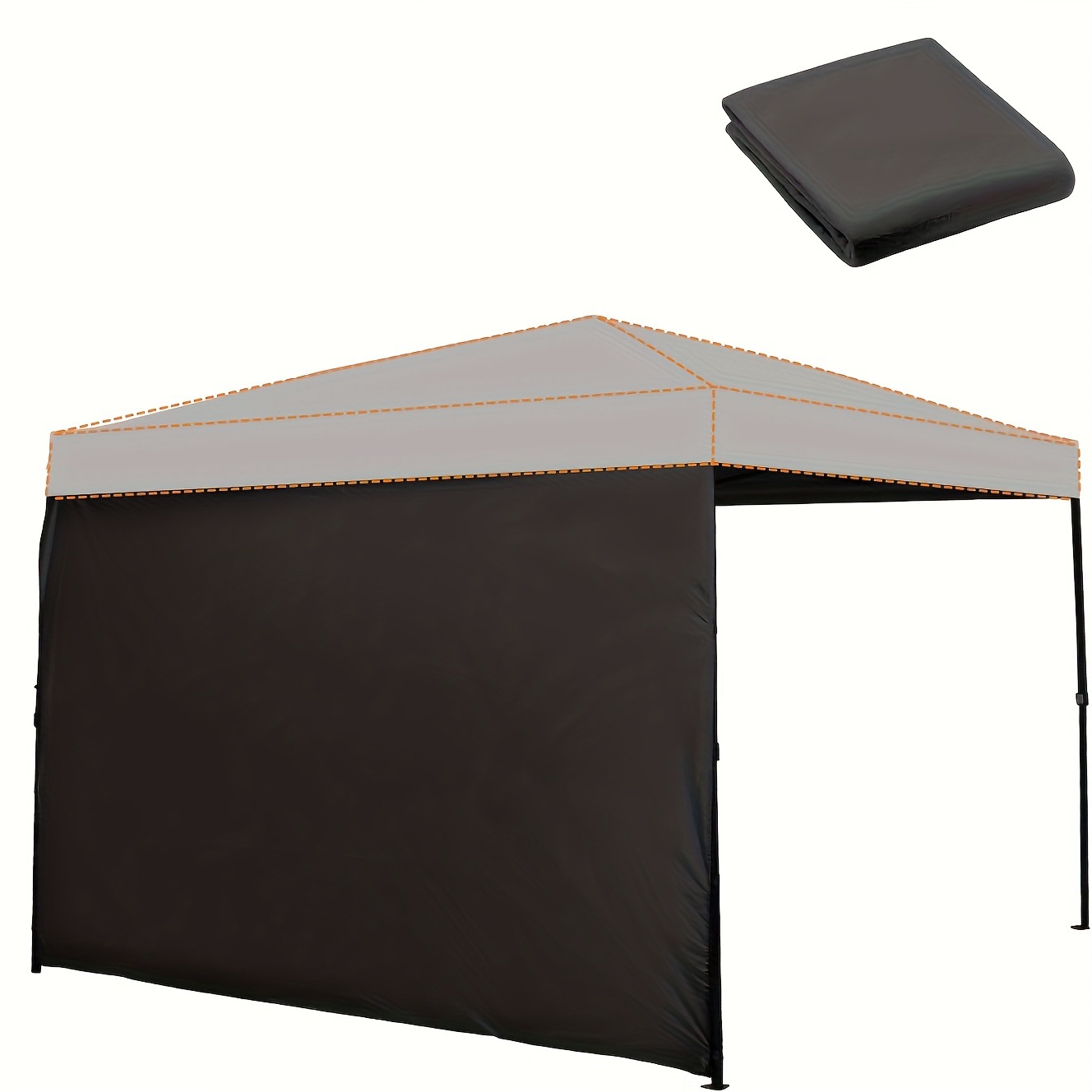 Temm Side Wall Outdoor Tent Four Leg Telescopic Rainproof Canopy Four Corners Special Awning Large Umbrella Cloth Swing