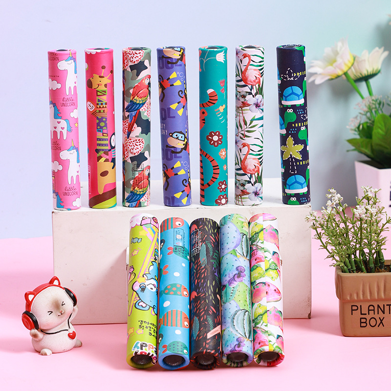 Калейдоскоп маленького размера волшебнаяViewing головка детские обучающие игрушки классические ранние образовательные игрушки научный эксперимент креативный