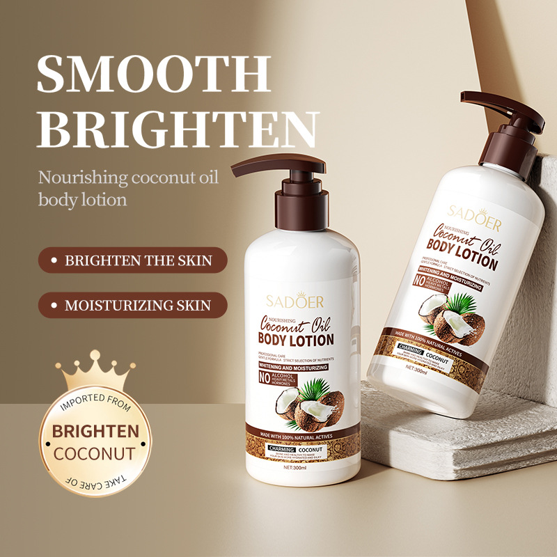 Cross-Border Trade Sadoer Coconut Moisturizing Hair Mask Deep Cleansing and Smoothing Hair Shampoo Shower Gel Care
