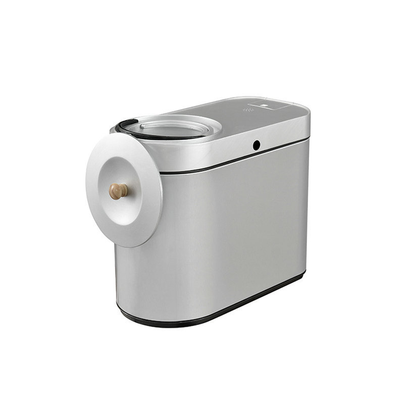 2024 new smart tea bucket tea room tea table voice prompt waste bucket 10L three-color optional