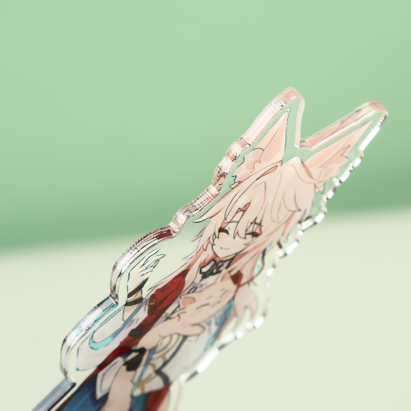 Acrylic Rotating Stand Fun Cartoon Animation Peripheral Pendant DIY Customized Humanoid Rocker Desktop Ornaments