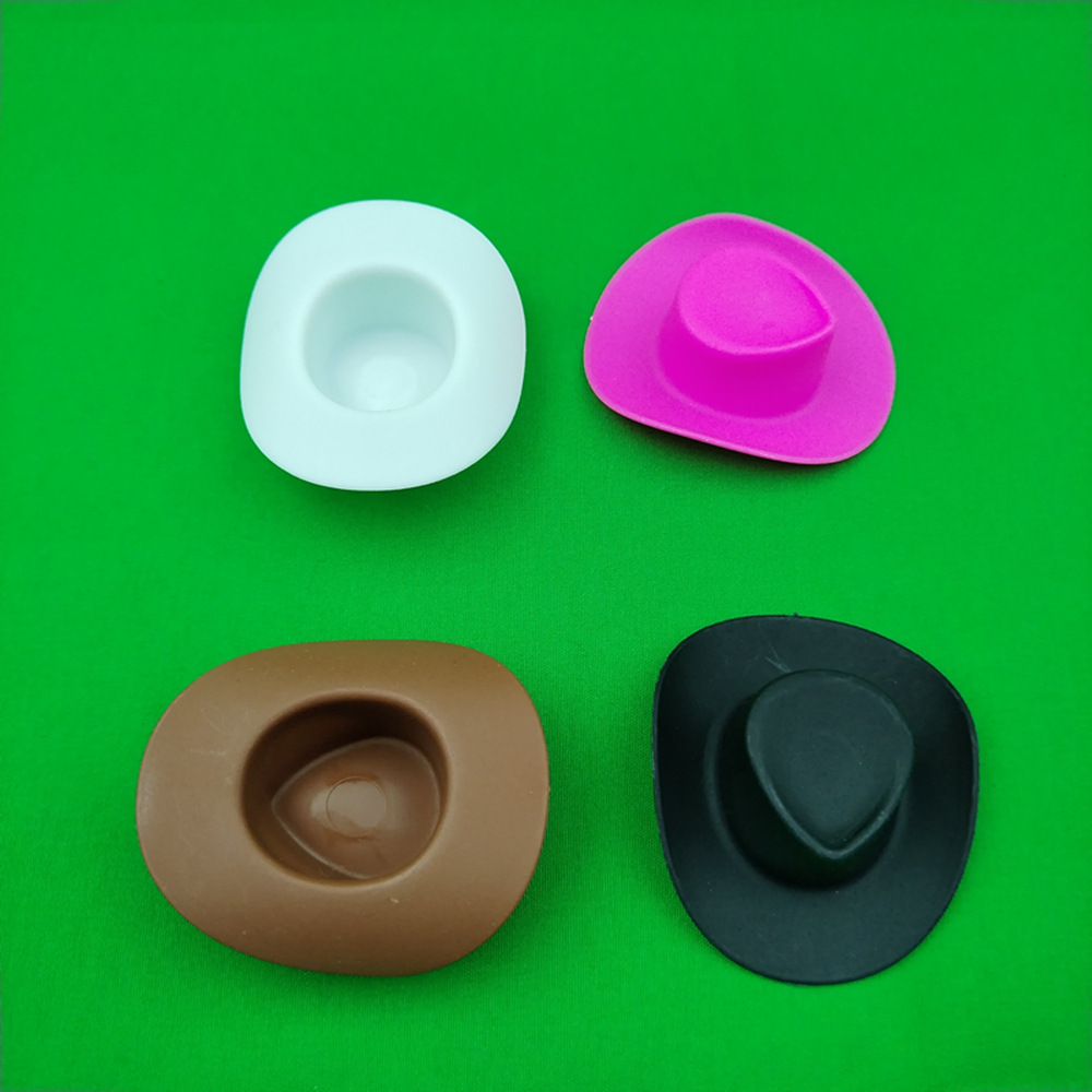 Mini cowboy hat toy plastic hat Western cowboy Dollhouse miniature scene shooting props