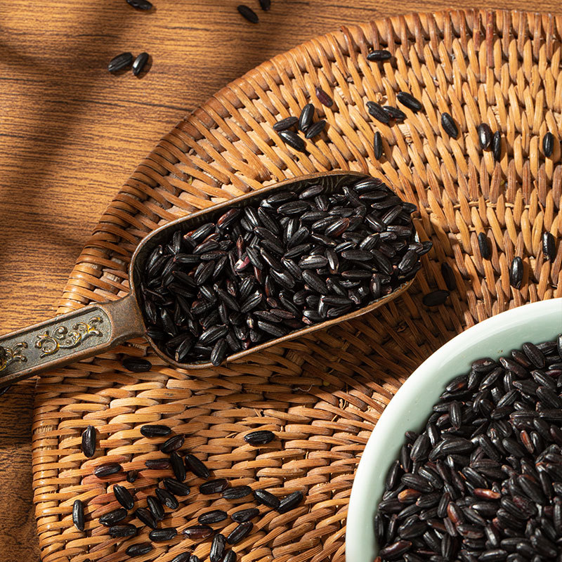 Crane sweet black rice wholesale 250g coarse grain brown rice fragrant rice new rice grain coarse grain grain custom OEM